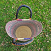 African Straw Basket - U Shopper Basket USB06