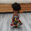 Black Doll - Afro Hair doll - Mix Race Doll - Afro Doll Ankara Doll Dress 2