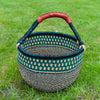 Large Round Straw basket 12 - African Basket