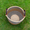 Large Round Straw basket 15 - African Basket