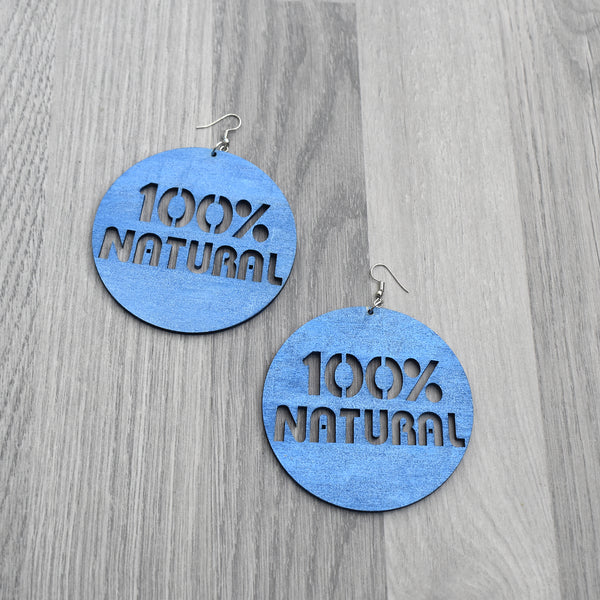 100% Natural Earring - Blue, earring - Rufina Designs