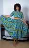 African Print Midi Skirt - Cheno