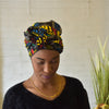 African Print Head wrap - Temi