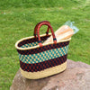Oval Straw basket I African Market Basket This market basket is perfect shopping baskets and I say so because of the feedback from customers. It is not only for carrying your essentials but can be used for storage and decorative purposes.