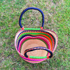 African Straw Basket - U Shopper Basket USB02