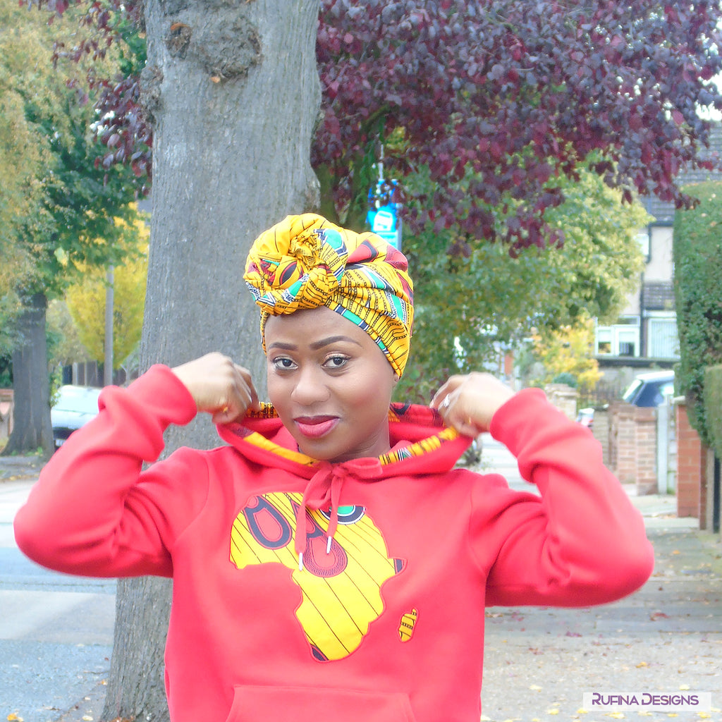 African Head Wrap - Oheneba, Headwraps - Rufina Designs