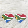 South African Flag Earring, earring - Rufina Designs